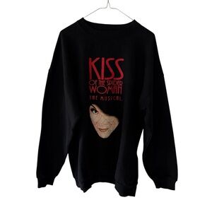 Kiss of the Spider Woman Vintage Sweatshirt Size XL Black 90s Musical Theatre